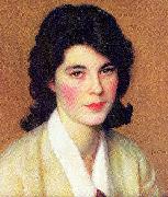Paxton, William McGregor Portrait of Enid Hallin Sweden oil painting artist
